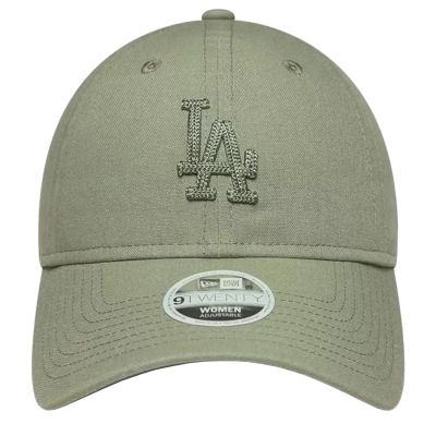 2. New Era LA Dodgers MLB Linen 9TWENTY Adjustable Cap 60856288 Zielone OSFM