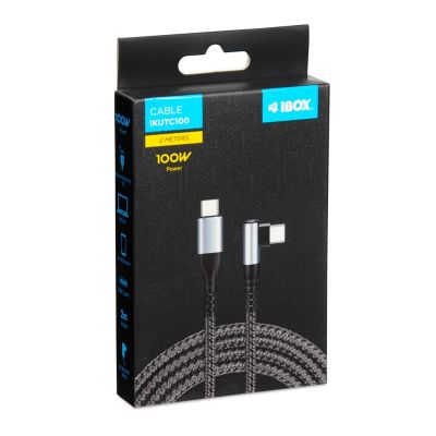7. IBOX KABEL IKUTC100 USB-C PD100W 2M