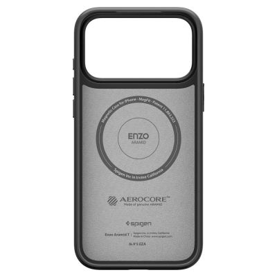 3. Etui Spigen Enzo Aramid "T" MagSafe na iPhone 17 Pro Max - czarne