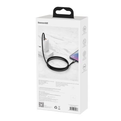 6. Kabel Baseus CATWJ-01 USB-C - USB-C PD QC 100W 5A 1m - czarny