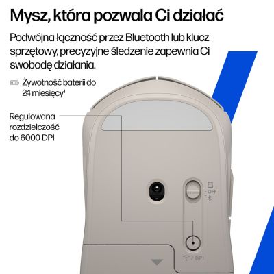 3. Mysz HP 400 Quiet Black Wireless Mouse bezprzewodowa czarna AZ7B2AA