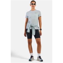 Koszulka z krótkim rękawem damska ODLO T-shirt crew neck s/s COTTON BLEND UNLIMITED niebieska