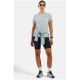 Koszulka z krótkim rękawem damska ODLO T-shirt crew neck s/s COTTON BLEND UNLIMITED niebieska