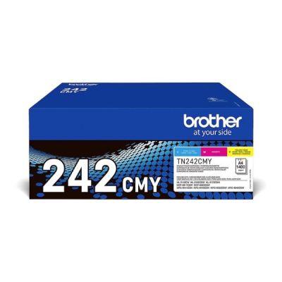 6. Brother TN-242CMY kaseta z tonerem 1 szt. Oryginalny Cyjan, Purpurowy, Żółty