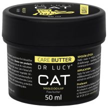 DR LUCY - CAT CARE BUTTER 50 ML ODŻYWCZY KREM NA BAZIE NATURALNYCH OLEJÓW, WSPIERA REGENERACJĘ OPUSZKÓW ŁAP I CODZIENNĄ AKTYWNOŚĆ KOTA