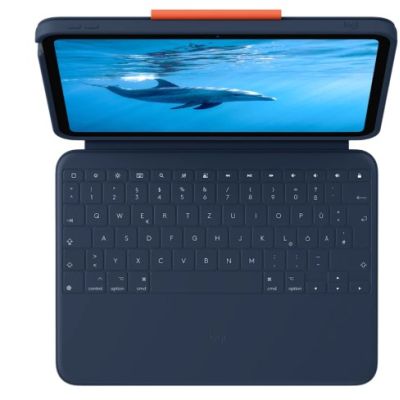 4. Logitech 920-011191 klawiatura do urządzeń mobilnych Smart Connector Niebieski