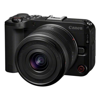 2. Aparat Canon z matrycą 24,2 MP, stabilizacją obrazu, ISO 32000, z Wi-Fi, APS-C, kolor czarny