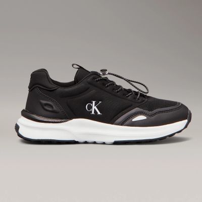 Calvin Klein damskie sneakersy LOW CUT LACE-UP SNEAKERS V3X9-83010-1464999 BLACK