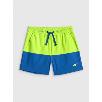 6. Spodenki plażowe boardshorty chłopięce 4F 4FJWSS26UBDSM203-45S