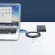 12. Kabel Ugreen US128 90576 USB-A 3.0 / USB-A 3.0 5Gb/s 3m - czarny