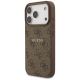 2. Etui Guess 4G Ring Classic Logo MagSafe na iPhone 17 Pro - brązowe