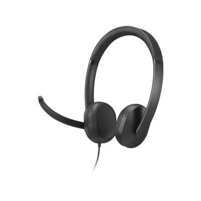 2. Przewodowy zestaw słuchawkowy VoIP Lenovo 5000 z mikrofonem, USB A/C, Czarny