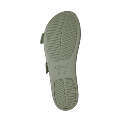 5. Klapki damskie Crocs Brooklyn Buckle Low zielone 211215 3BX