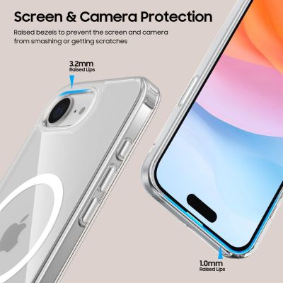 5. Etui Tech-Protect FlexAir Hybrid MagSafe na iPhone 16e / 17e - przezroczyste