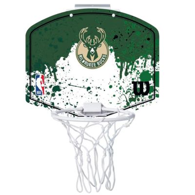 2. Tablica do koszykówki Wilson NBA Team Milwaukee Bucks Mini Hoop WTBA1302MIL