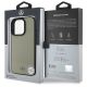 8. Etui Mercedes MB Textured and Plain Leather MagSafe na iPhone 16 Pro Max - beżowe
