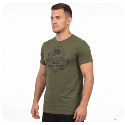 4. T-shirt męski Koszulka KHAKI bawełniana DBX Bushido