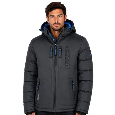 Kurtka męska Geographical Norway BEACHWOOD DGREY-BLUE DB MEN 068 BS4 (WU6633H/GN-DARK GREY)