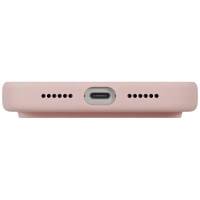 5. Etui UNIQ Lino na iPhone 17 Pro Max Magclick Charging - różowe