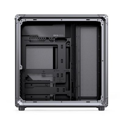 41. Jonsbo X400 PC-Gehäuse, Midi-Tower, ATX, Tempered Glass - grau