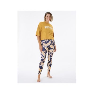 13. T-Shirt RIP CURL Seacell Crop Heritage Tee żółty