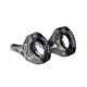 FUNN wspornik kierownicy RSX 31,8 30mm szary