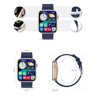 7. Smartwatch Damski Gravity GT3-4