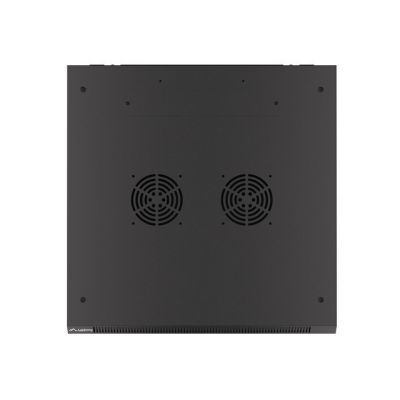 20. Szafa jednosekcyjna Lanberg WF01-6627-10B (27U; 1300mm / 600mm / 600 mm; wisząca; Szklane; 19''; kolor czarny)