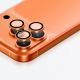 6. Szkło na aparat AMAZINGTHING Lens Glass na iPhone 17 Pro / Pro Max - z pomarańczową ramką