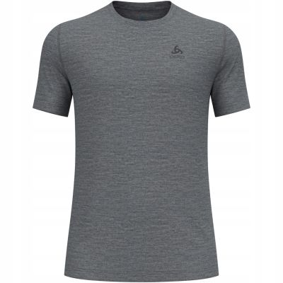 2. Bielizna termoaktywna z krótkim rękawem Odlo BL TOP crew neck l/s MERINO 160 roz. M Ciemnoszary