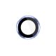 7. Szkło hartowane na obiektyw aparatu 3mk Lens Protection Pro do iPhone 17 - niebieskie