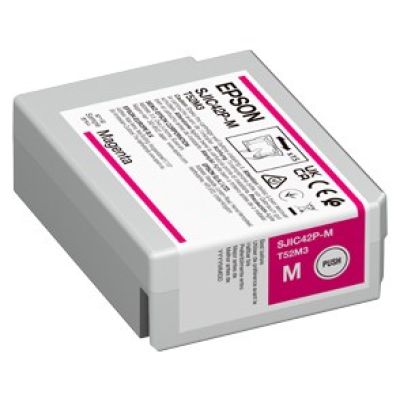 3. Epson SJIC42P-M nabój z tuszem 1 szt. Oryginalny Purpurowy