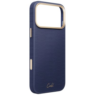3. Etui UNIQ Coehl Mirelle Magnetic Charging na iPhone 18 Pro Max / 17 Pro Max - niebieskie