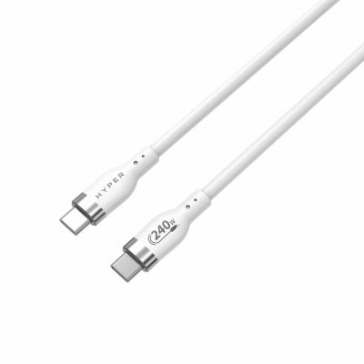 2. HYPER HJ4002WHGL kabel USB USB 2.0 2 m USB C Biały