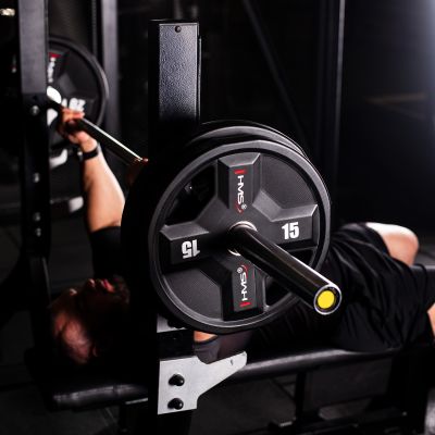 3. TPC15 TALERZ OLIMPIJSKI POLIURETANOWY CPU 15 KG HMS