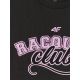 6. T-shirt oversize z nadrukiem dziewczęcy 4F 4FJRAW26TTSHF4242-20S