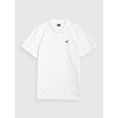 4. Koszulka polo męska 4F 4FWSS25TPTSM703-10S