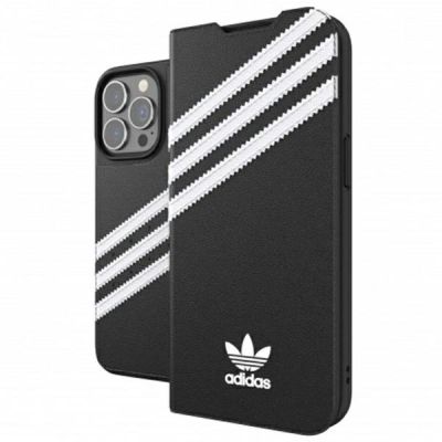 2. Etui Adidas OR Booklet Case PU na iPhone 13 Pro / iPhone 13 - czarno-białe