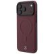 2. Etui Mercedes Leather 3D MagSafe do iPhone 18 Pro / 17 Pro - burgundowe