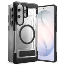 Etui Ringke UX Magnetic MagSafe na Samsung Galaxy S26 Ultra - przezroczysto-czarne