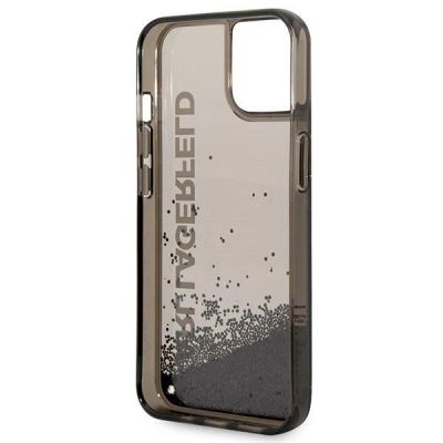 7. Etui Karl Lagerfeld Liquid Glitter Elong na iPhone 14 Plus - czarne