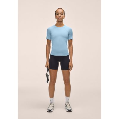 4. Koszulka damska CASALL Essential Tee kolor niebieski
