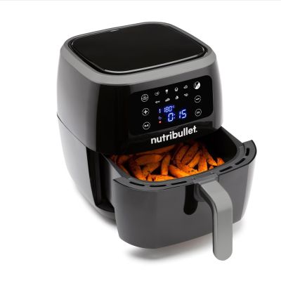10. NutriBullet XXL Digital Air Fryer Pojedyńczy 7 l Autonomiczny 1800 W Frytkownica na gorące powietrze Czarny