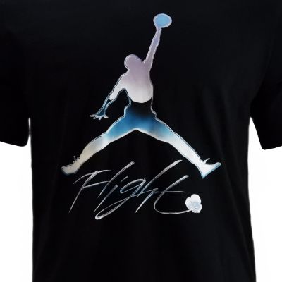 3. Koszulka sportowa męska Air Jordan Graphic Crew Flight Tee czarna - DV8414-010