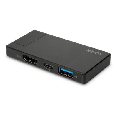 2. Lindy 43336 stacja dokująca Przewodowa USB 3.2 Gen 1 (3.1 Gen 1) Type-C Czarny