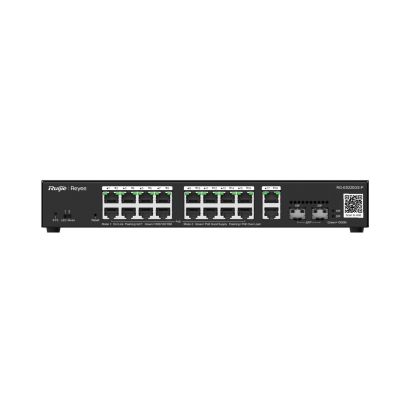7. Ruijie Networks RG-ES220GS-P łącza sieciowe Zarządzany L2 Gigabit Ethernet (10/100/1000) Obsługa PoE Czarny