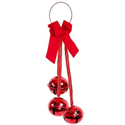 2. STROIK DEKORACYJNY BOMBKI DŁ. 46CM CZERWONY