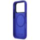 7. Etui BMW M Silicon Vertical Logo MagSafe na iPhone 17 Pro - granatowe