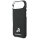 6. Etui Karl Lagerfeld Karl & Choupette Head Pins Saffiano MagSafe na iPhone Air - czarne
