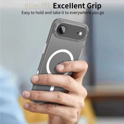 6. Etui Tech-Protect Flexair Hybrid CC MagSafe na iPhone Air - przezroczyste